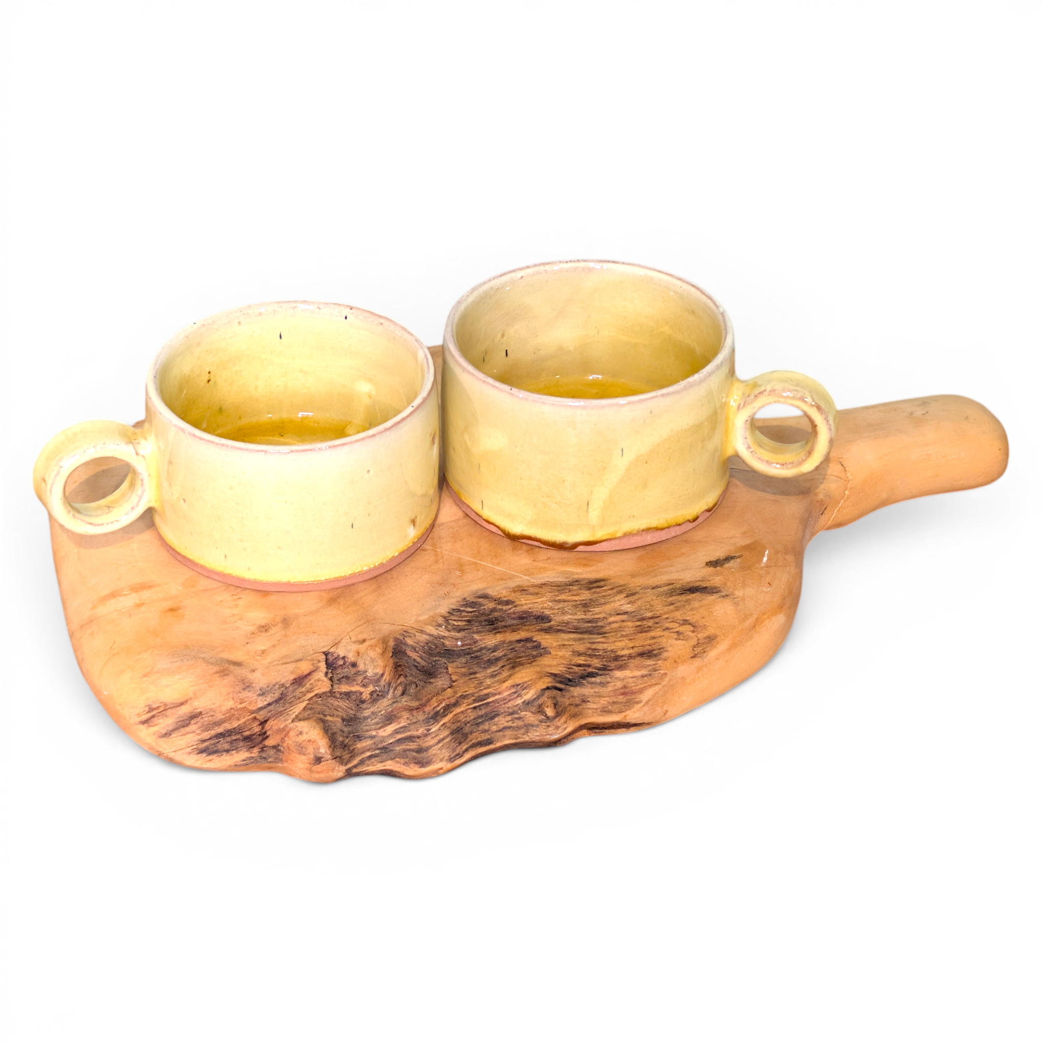 Handmade Glazed ceramic Coffee Mugs - Set 5