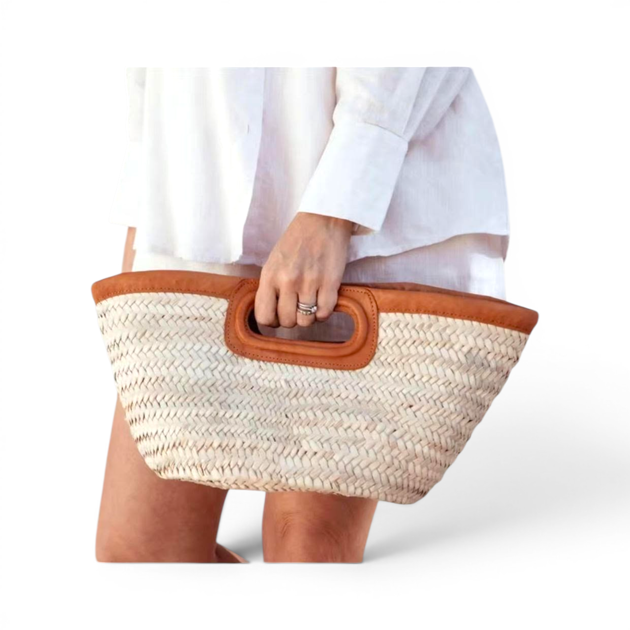 Clutch woven bag