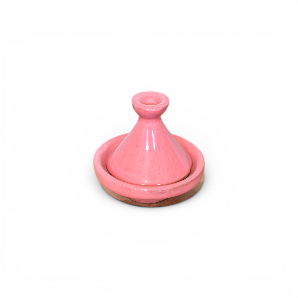 Handmade glazed ceramic mini tagine.