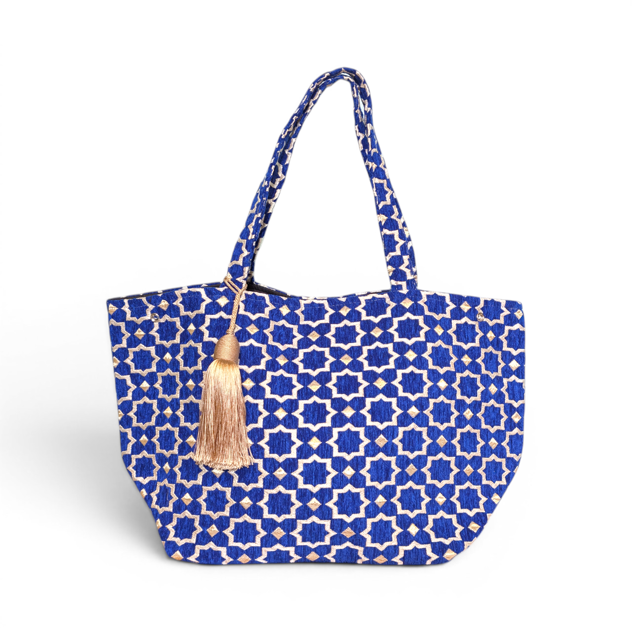 Moroccan Zellige Brocade Set - Blue